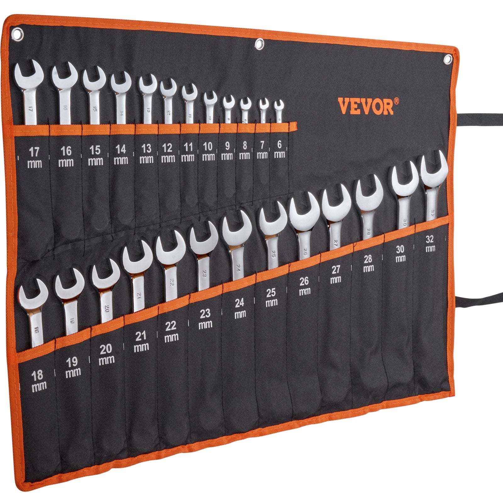 Combination Wrench Set 25-Piece Metric 6 mm to 32 mm with Roll-up Pouch V952-DXBSTZGDK25P2B3VYV0