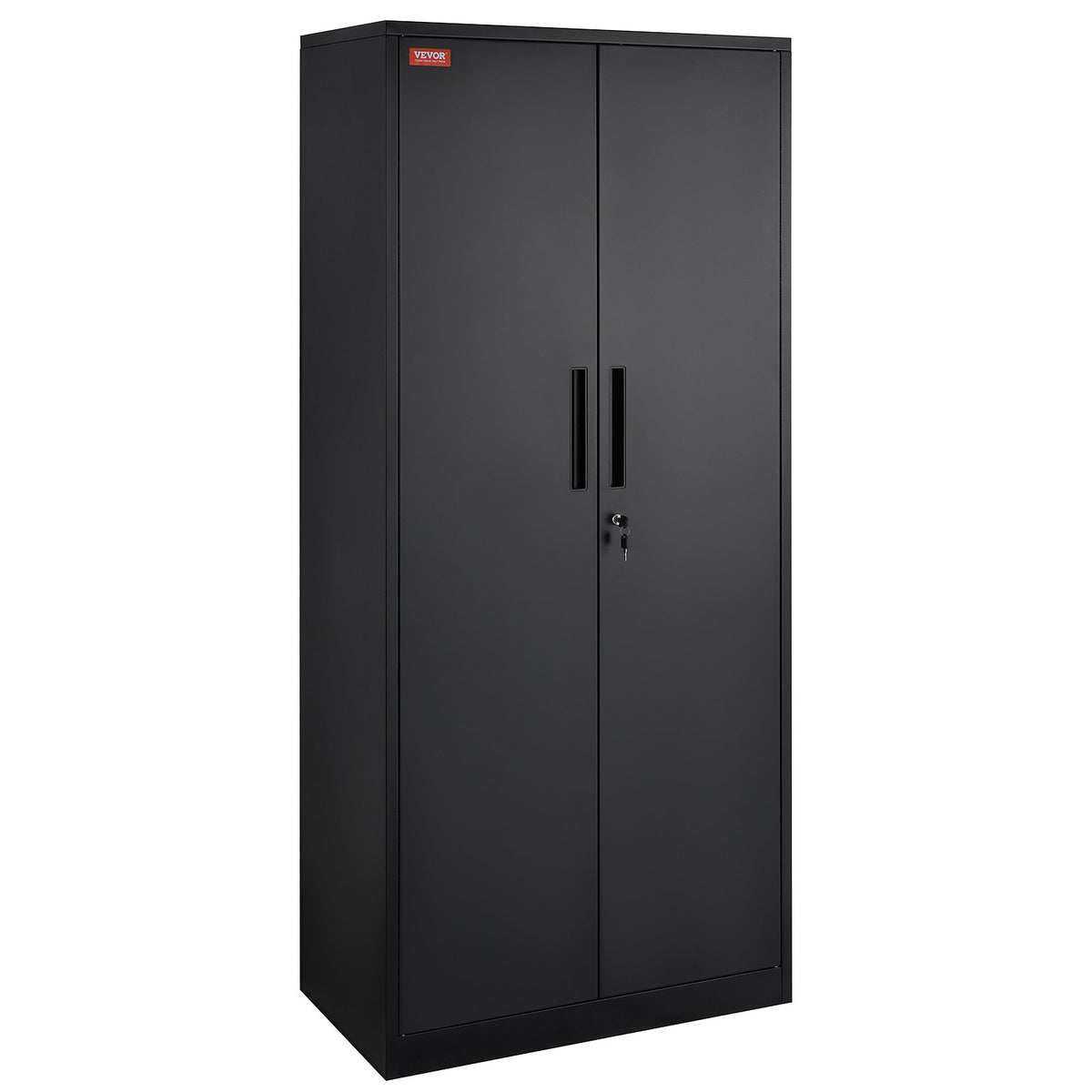 Metal Storage Cabinet with 2 Magnetic Doors and 4 Adjustable Shelves, 90 kg Capacity per Shelf, Locking Steel V952-DXCWJCQHY5180QYF4V0