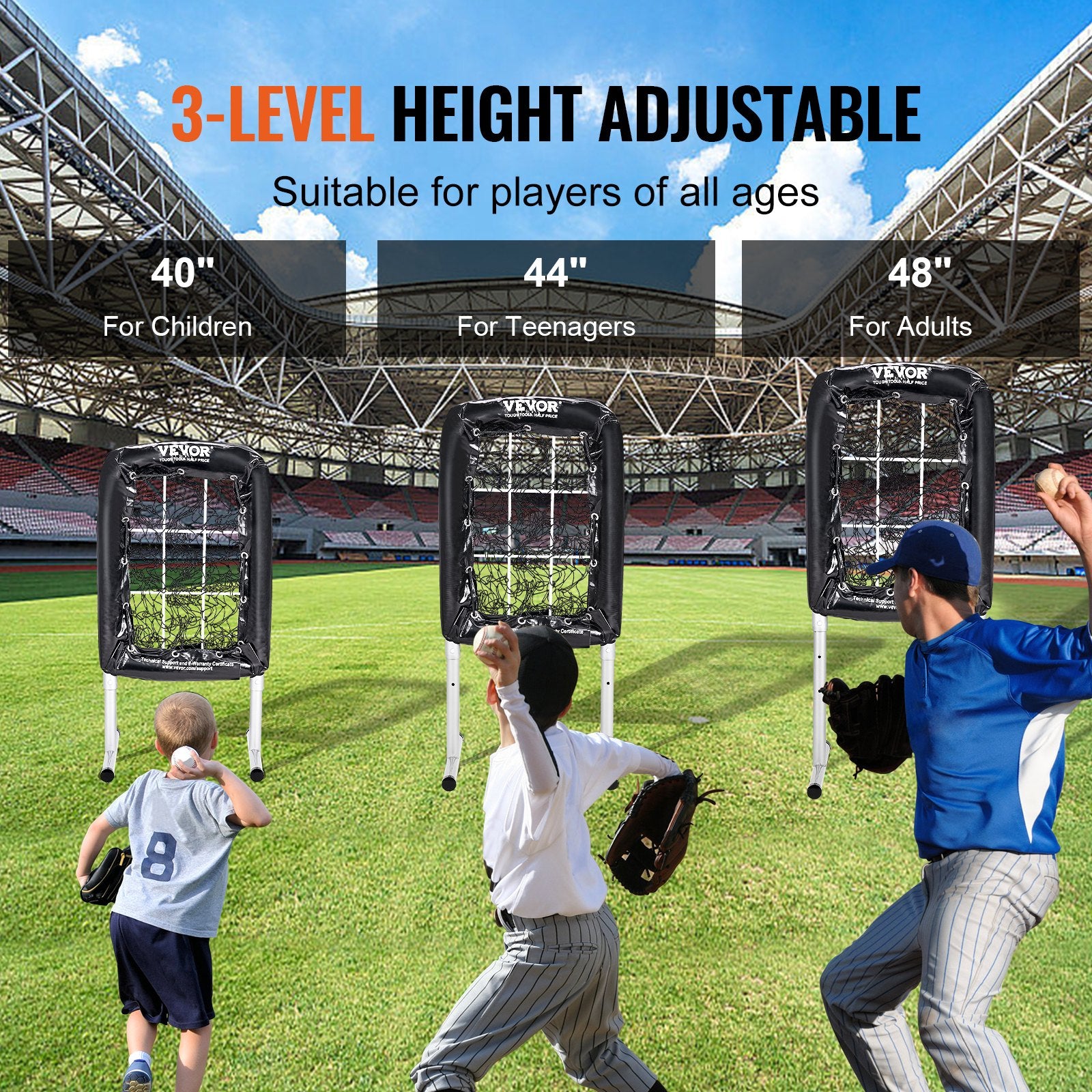 9 Hole Baseball Softball Pitching Net 9 Pocket Hitting Practice 21"x29" V952-DXGBQTQW20305NNUEV0