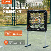 9 Hole Baseball Softball Pitching Net 9 Pocket Hitting Practice 28"x27" V952-DXGBQTQW2826IBCOYV0