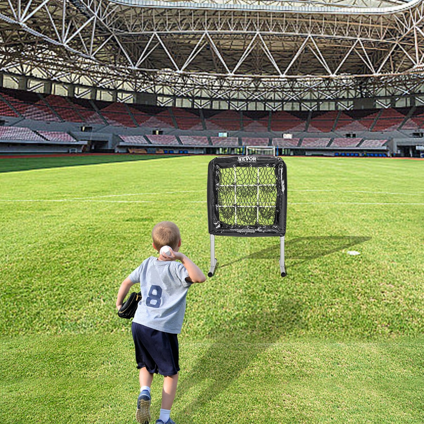 9 Hole Baseball Softball Pitching Net 9 Pocket Hitting Practice 28"x27" V952-DXGBQTQW2826IBCOYV0