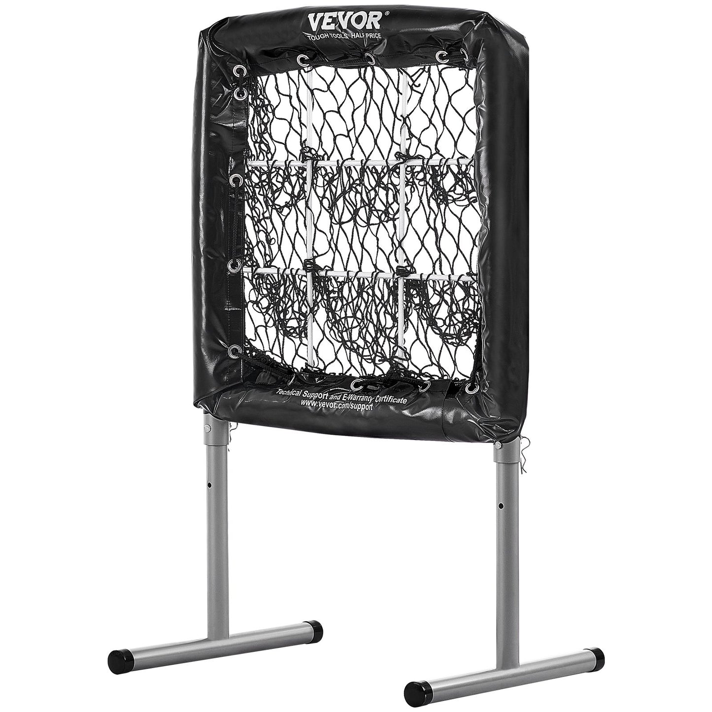 9 Hole Baseball Softball Pitching Net 9 Pocket Hitting Practice 28"x27" V952-DXGBQTQW2826IBCOYV0