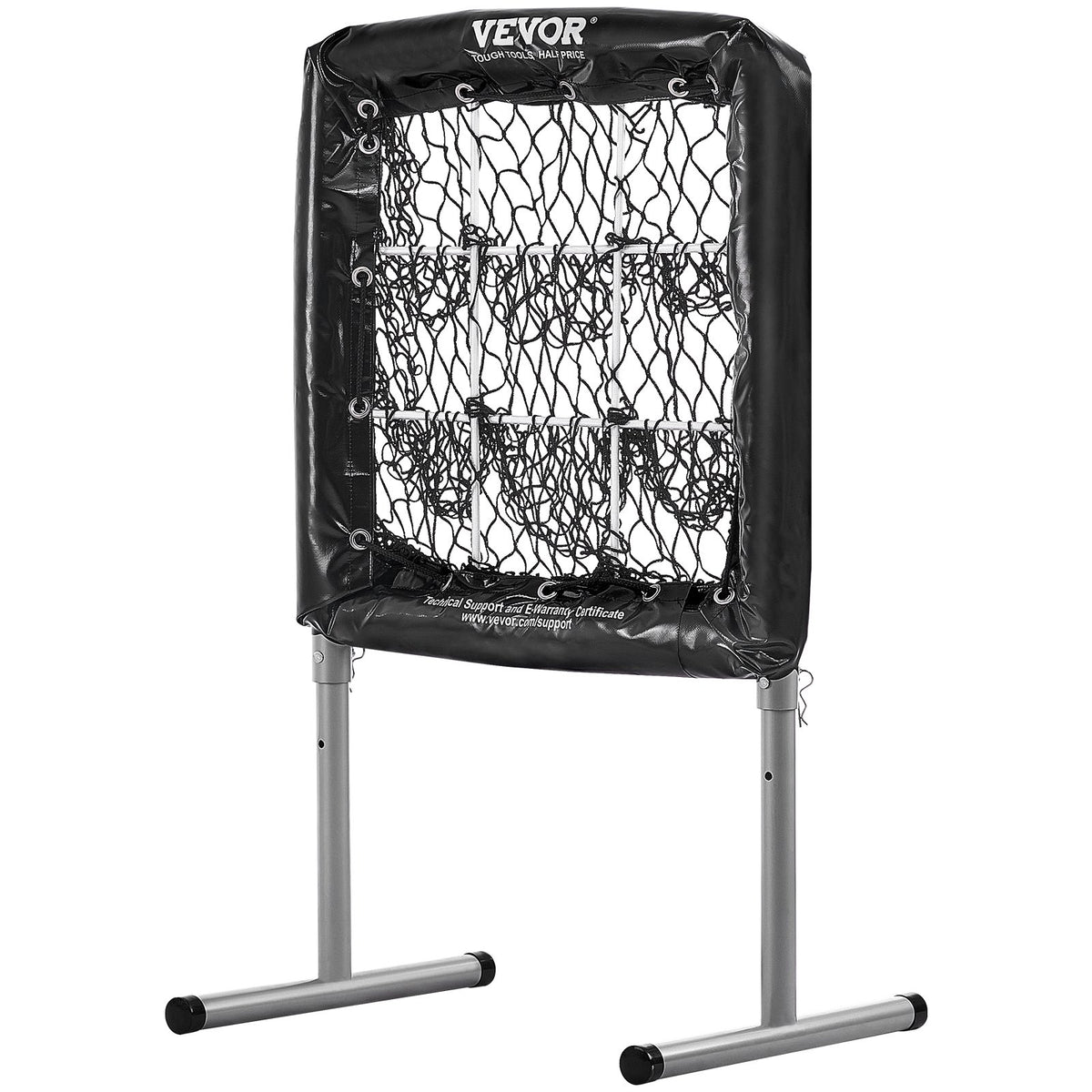 9 Hole Baseball Softball Pitching Net 9 Pocket Hitting Practice 28"x27" V952-DXGBQTQW2826IBCOYV0