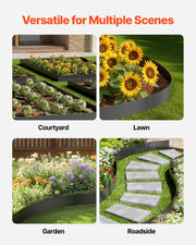Steel Landscape Edging, 4 Packs 40 x 6 in Rust-Resistant Metal Landscape Edging, Bendable Garden Edging V952-DXGJSPZ4PCS4ABKUJV0