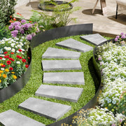Steel Landscape Edging, 4 Packs 40 x 6 in Rust-Resistant Metal Landscape Edging, Bendable Garden Edging V952-DXGJSPZ4PCS4ABKUJV0