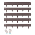 Steel Landscape Edging, 5 Packs 990 x 181 mm Rust-Resistant Metal Landscape Edging, Bendable Garden Edging V952-DXGJSPZ5PCS39ATCXV0