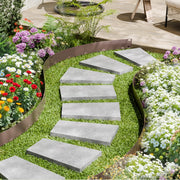Steel Landscape Edging, 5 Packs 990 x 181 mm Rust-Resistant Metal Landscape Edging, Bendable Garden Edging V952-DXGJSPZ5PCS39ATCXV0
