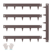 Steel Landscape Edging, 5 Packs 990 x 156 mm Rust-Resistant Metal Landscape Edging, Bendable Garden Edging V952-DXGJSPZ5PCS3ME5E9V0