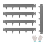 Steel Landscape Edging, 5 Packs 990 x 181 mm Rust-Resistant Metal Landscape Edging, Bendable Garden Edging V952-DXGJSPZ5PCS3VX1HEV0
