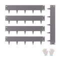 Steel Landscape Edging, 5 Packs 990 x 207 mm Rust-Resistant Metal Landscape Edging, Bendable Garden Edging V952-DXGJSPZ5PCS3XI96GV0