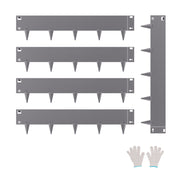 Steel Landscape Edging, 5 Packs 990 x 207 mm Rust-Resistant Metal Landscape Edging, Bendable Garden Edging V952-DXGJSPZ5PCS3XI96GV0