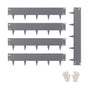 Steel Landscape Edging, 5 Packs 990 x 207 mm Rust-Resistant Metal Landscape Edging, Bendable Garden Edging V952-DXGJSPZ5PCS3XI96GV0