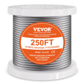 Carbon Steel Cable 6.35 mm 7 x 19 Steel Wire Rope 76.2 m Cable Railing V952-DXGSSDXQT14I95RCZV0