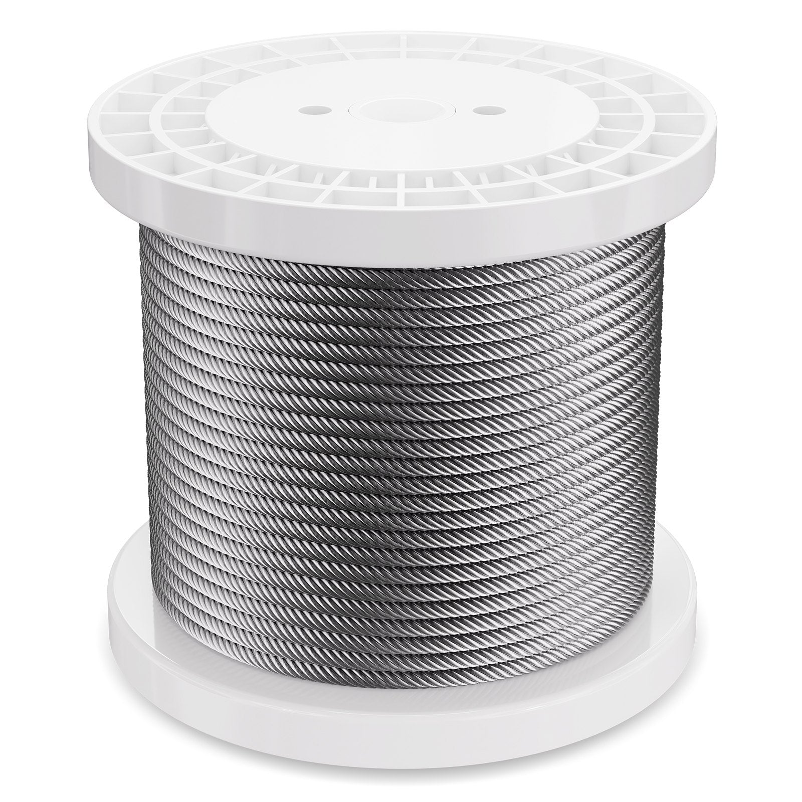 Carbon Steel Cable 6.35 mm 7 x 19 Steel Wire Rope 76.2 m Cable Railing V952-DXGSSDXQT14I95RCZV0