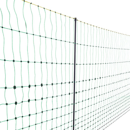 Electric Fence Netting, 0.88 x 49.98 m, PE Net Fencing with Posts & Double-Spiked Stakes, Utility Portable V952-DXJCWLW35IN1ED6DAV9