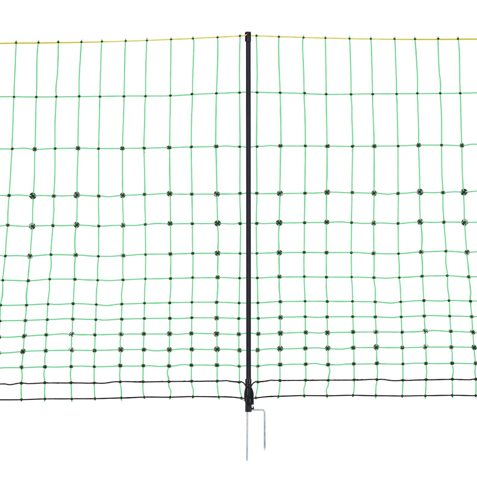 Electric Fence Netting, 0.88 x 49.98 m, PE Net Fencing with Posts & Double-Spiked Stakes, Utility Portable V952-DXJCWLW35IN1ED6DAV9