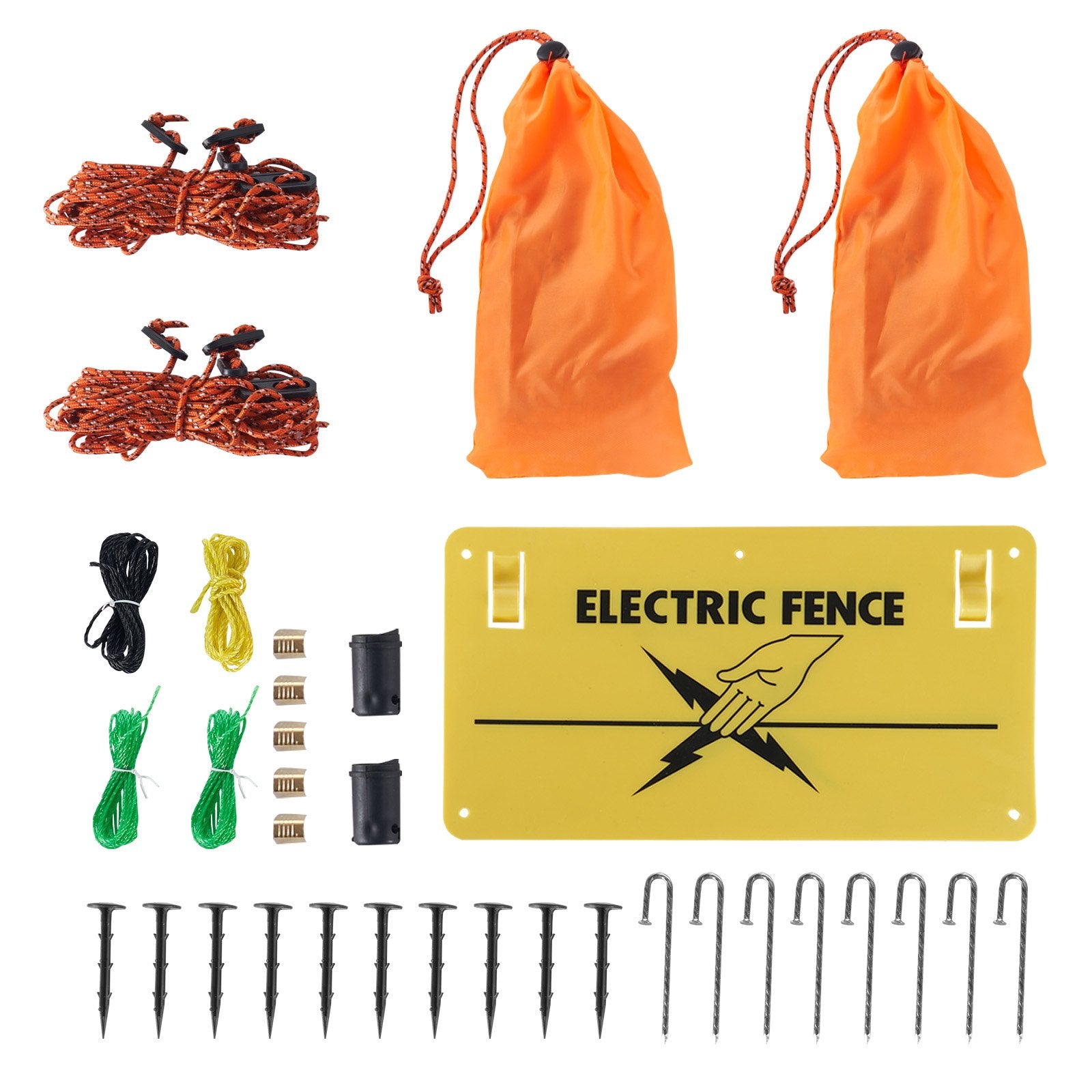 Electric Fence Netting, 1.06 x 49.98 m, PE Net Fencing with Posts & Double-Spiked Stakes, Utility Portable V952-DXJCWLW42IN1LYCCLV9
