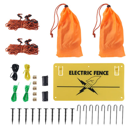 Electric Fence Netting, 1.06 x 49.98 m, PE Net Fencing with Posts & Double-Spiked Stakes, Utility Portable V952-DXJCWLW42IN1LYCCLV9