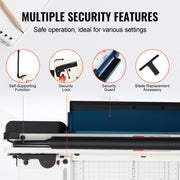 Heavy Duty Paper Cutter, 304.8 mm Industrial Commercial Guillotine Paper Cutter for A4 Paper, 400 Sheet V952-DXSDDTTSQZJH25AJWV0