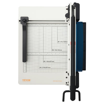Heavy Duty Paper Cutter, 304.8 mm Industrial Commercial Guillotine Paper Cutter for A4 Paper, 400 Sheet V952-DXSDDTTSQZJH25AJWV0