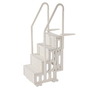 4-Step White Robust Pool Ladder of 2 Handrails for 1219.2-1371.6 mm Pools V952-DXYCTLTSFSSLMT8OVV0