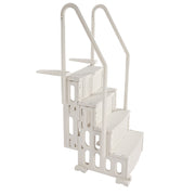 4-Step White Robust Pool Ladder of 2 Handrails for 1219.2-1371.6 mm Pools V952-DXYCTLTSFSSLMT8OVV0