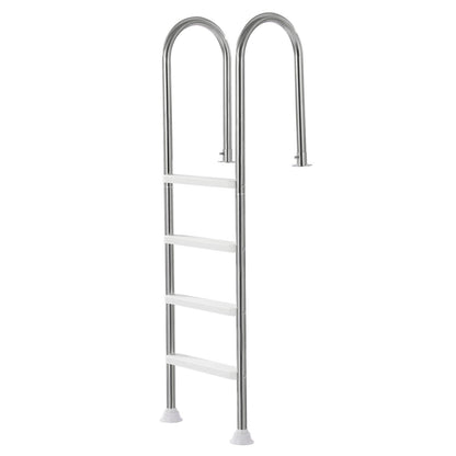 4-Step Stainless Steel Pool Ladder of 2 Handrail for 1371.6 mm Decked Pool V952-DXYCTTBGGBXGT35OAV0