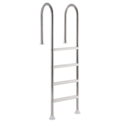 4-Step Stainless Steel Pool Ladder of 2 Handrail for 1371.6 mm Decked Pool V952-DXYCTTBGGBXGT35OAV0