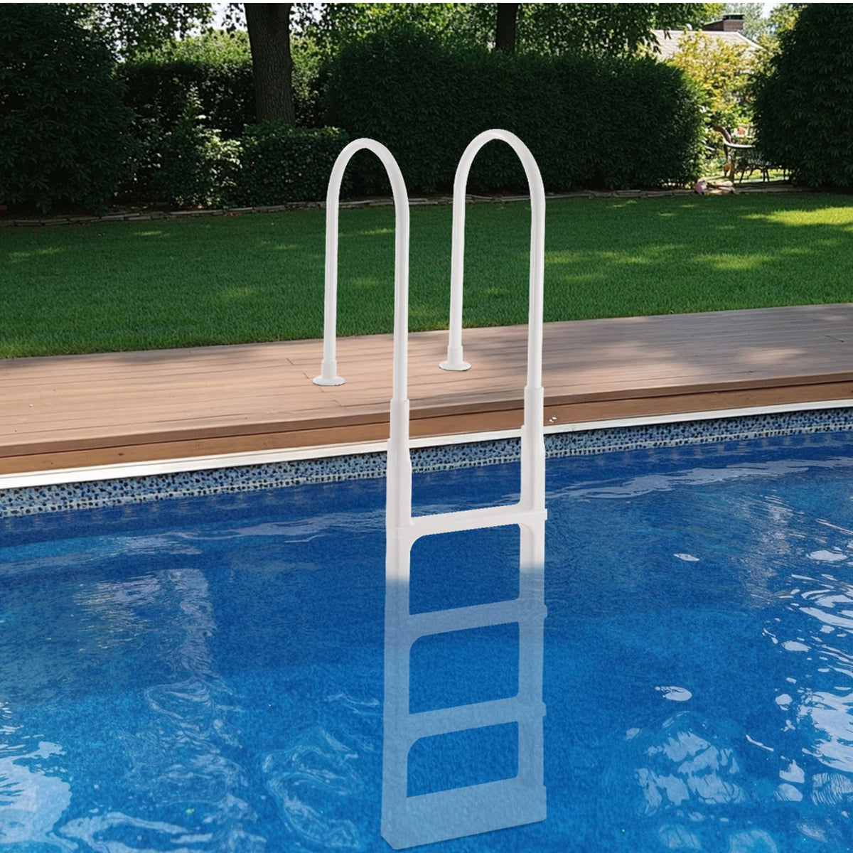 Thickened 4-Step Pool Ladder of Double Handrails for 1219.2-1371.6mm Pool V952-DXYCTTBGGSLBVYRNQV0