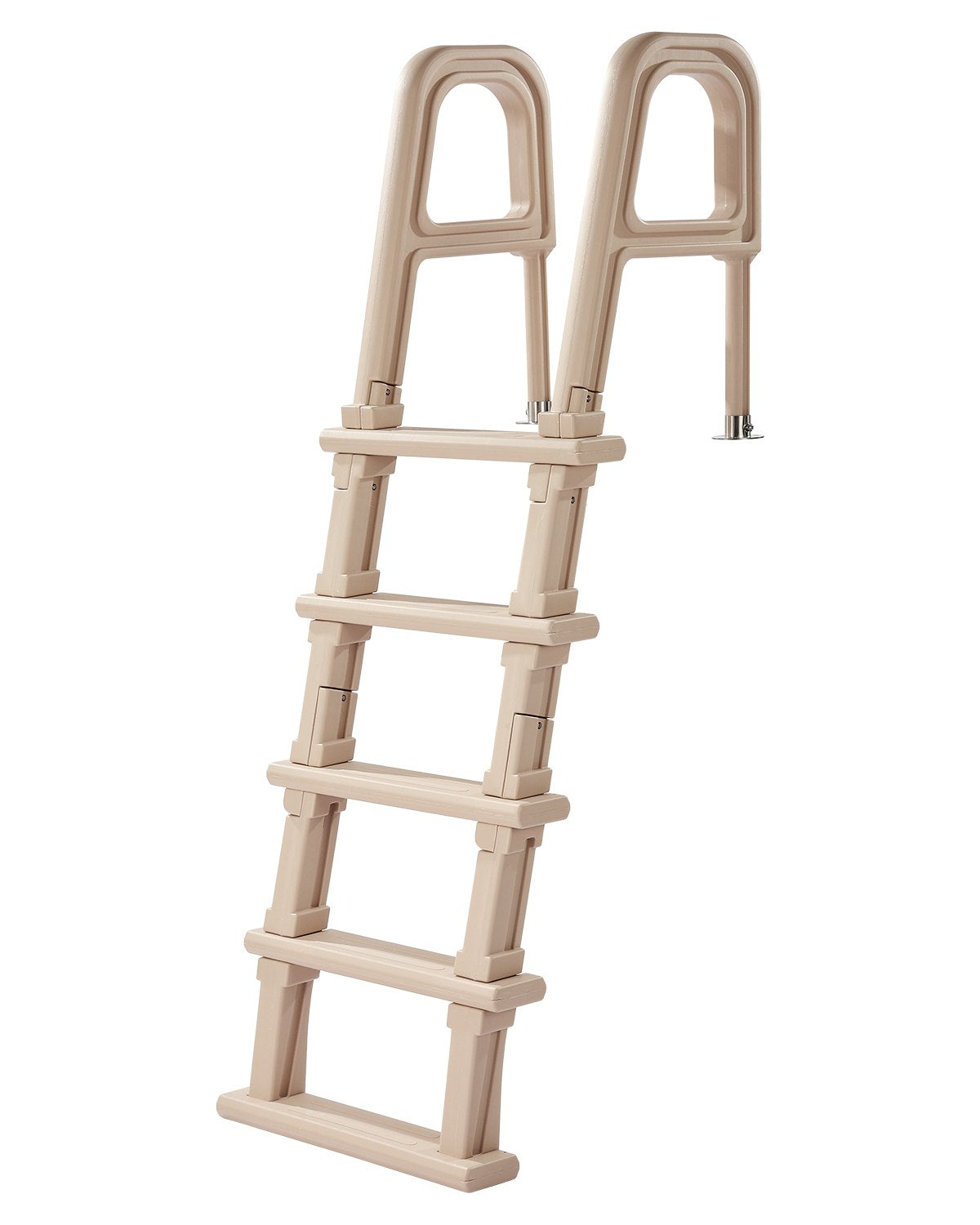 5-Step Inclined Robust Pool Ladder of 2 Handrails for 1219.2-1371.6mm Pool V952-DXYCTTBGGSLHJ6UMVV0