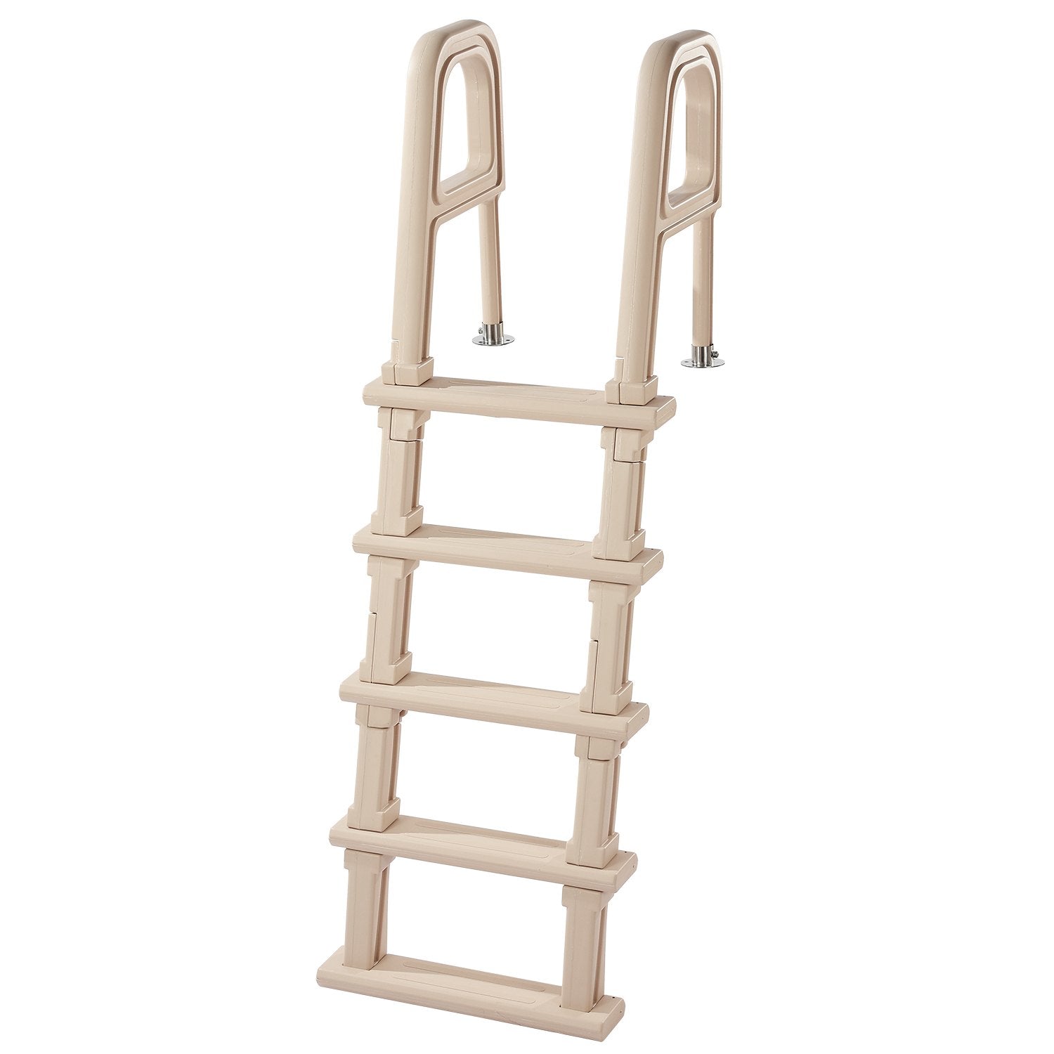 5-Step Inclined Robust Pool Ladder of 2 Handrails for 1219.2-1371.6mm Pool V952-DXYCTTBGGSLHJ6UMVV0