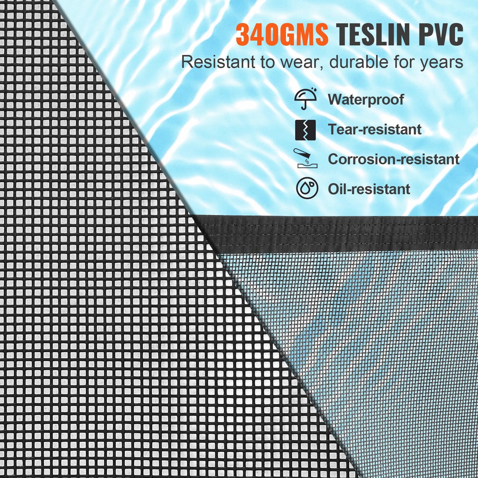 Pool Fence 4 x 108 FT Removable Pool Fences for Inground Pools Outdoor V952-DXYCWL4108FTYMRZ5V0