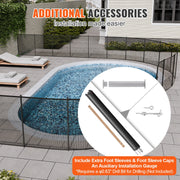 Pool Fence, 4 x 12 FT Pool Fences for Inground Pools, Removable Child Safety Pool Fencing, Easy DIY V952-DXYCWL412FTH374E1V0