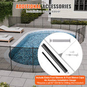 Pool Fence, 4 x 72 FT Pool Fences for Inground Pools, Removable Child Safety Pool Fencing, Easy DIY V952-DXYCWL472FTH8LOXPV0