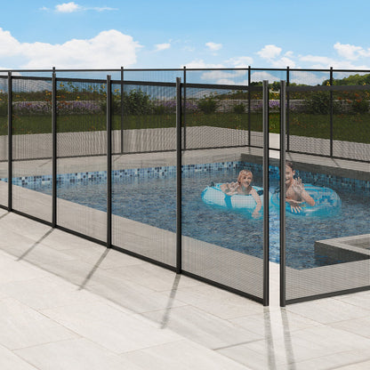 Pool Fence, 4 x 72 FT Pool Fences for Inground Pools, Removable Child Safety Pool Fencing, Easy DIY V952-DXYCWL472FTH8LOXPV0
