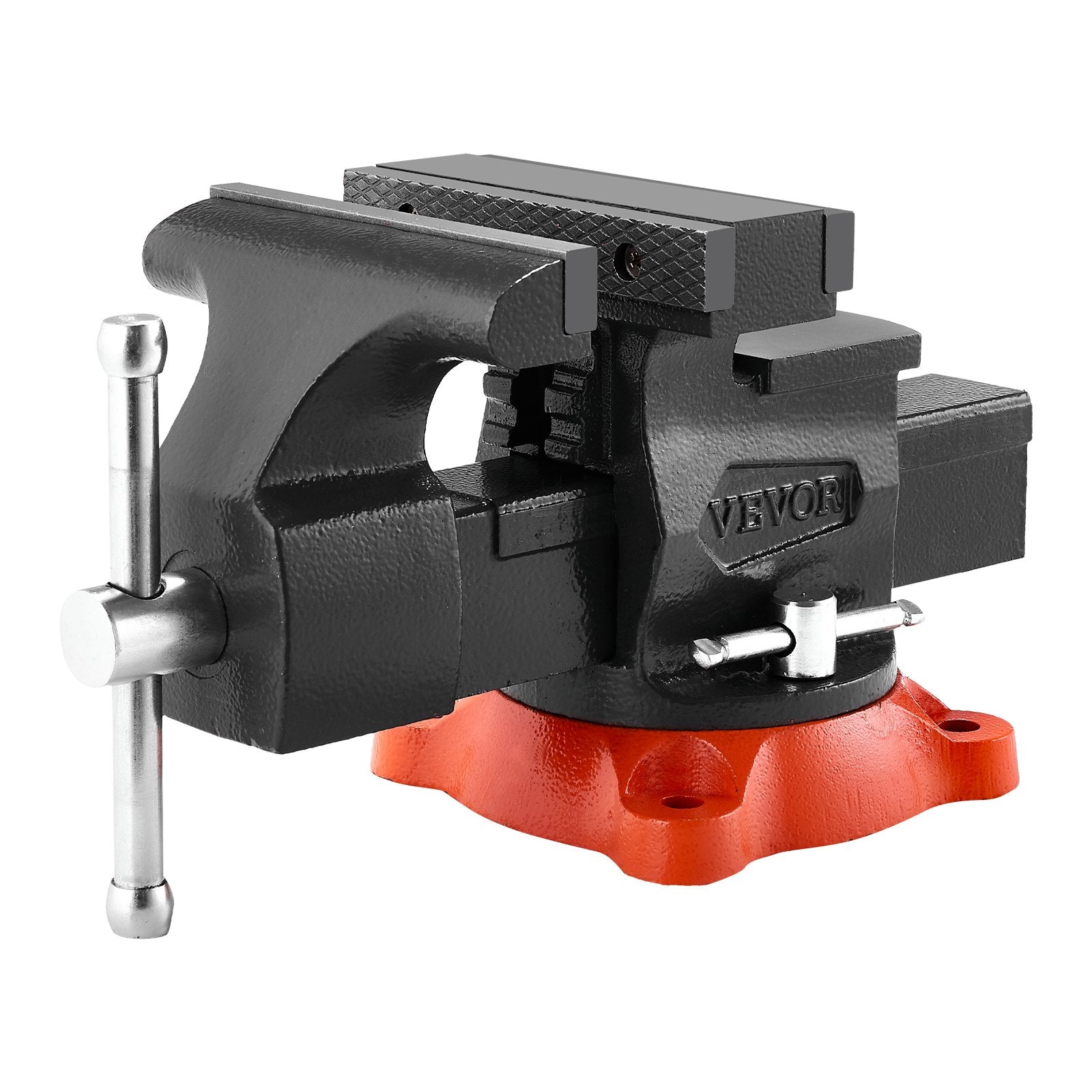 Bench Vise, 140 mm Jaw Width, 140 mm Max Jaw Opening Multipurpose Vise with 360 degrees Swivel Locking Base, V952-DXZSDGNTQ55IFO0S7V0