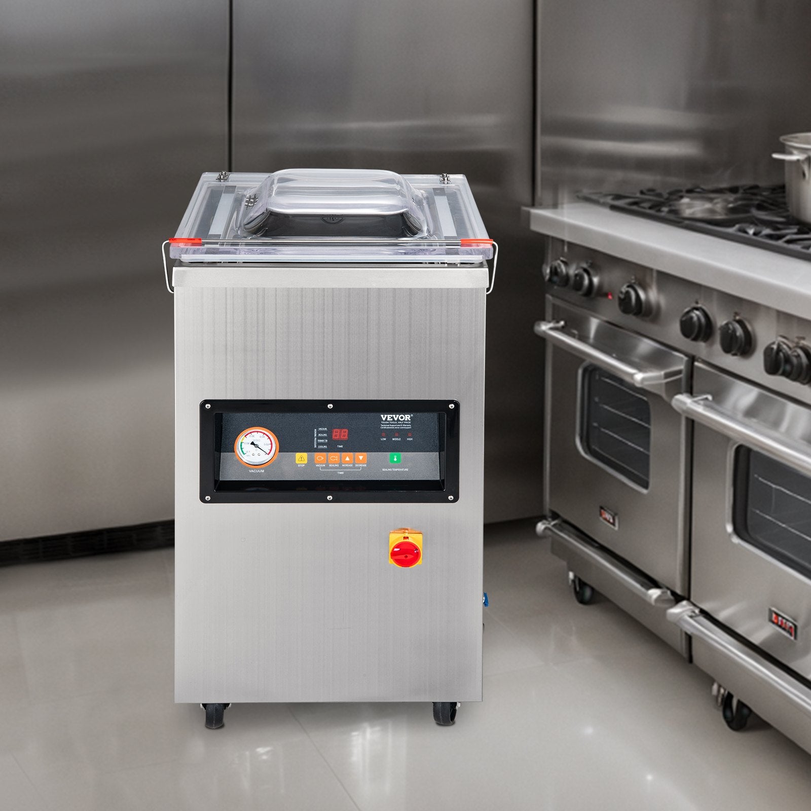 DZ-400/2E Automatic Extra Deep Vacuum Sealer Food Vacuum Sealing Packing Machine 220V V952-DZ-400-2EJS200BZJV3