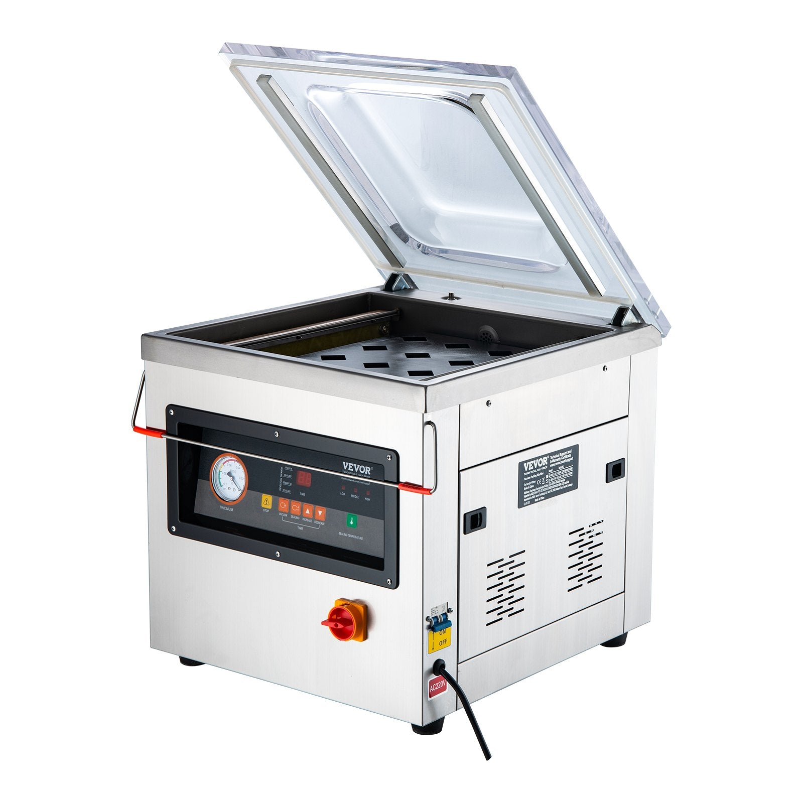 DZ-400/2F Automatic Vacuum Sealer Food Vacuum Sealing Packing Machine 220V V952-DZ-400-2FDSBZJ001V3