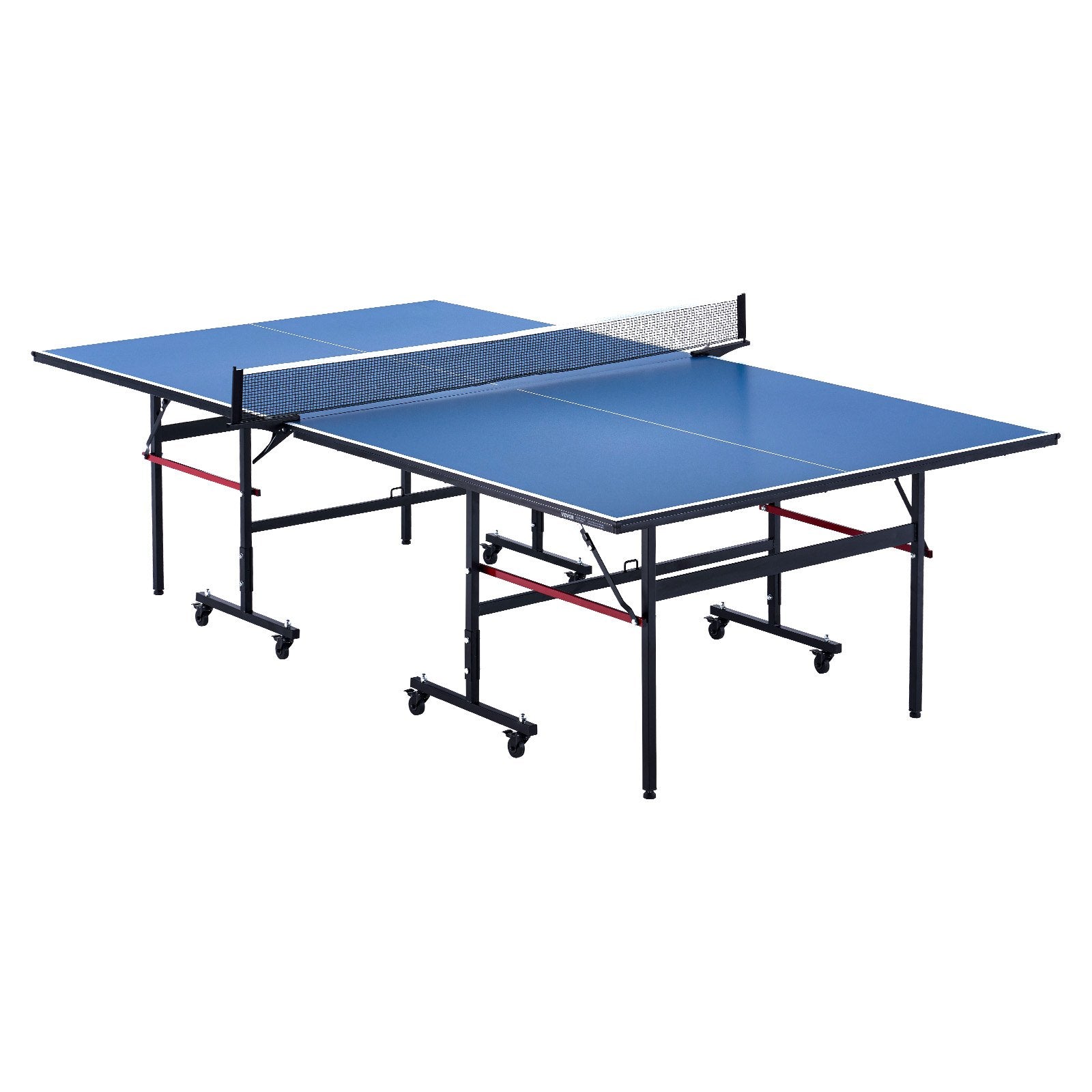 Ping Pong Table Foldable Table Tennis Game Table Indoor with Clamp Net V952-DZDTZDPPQZ12A94CKV0