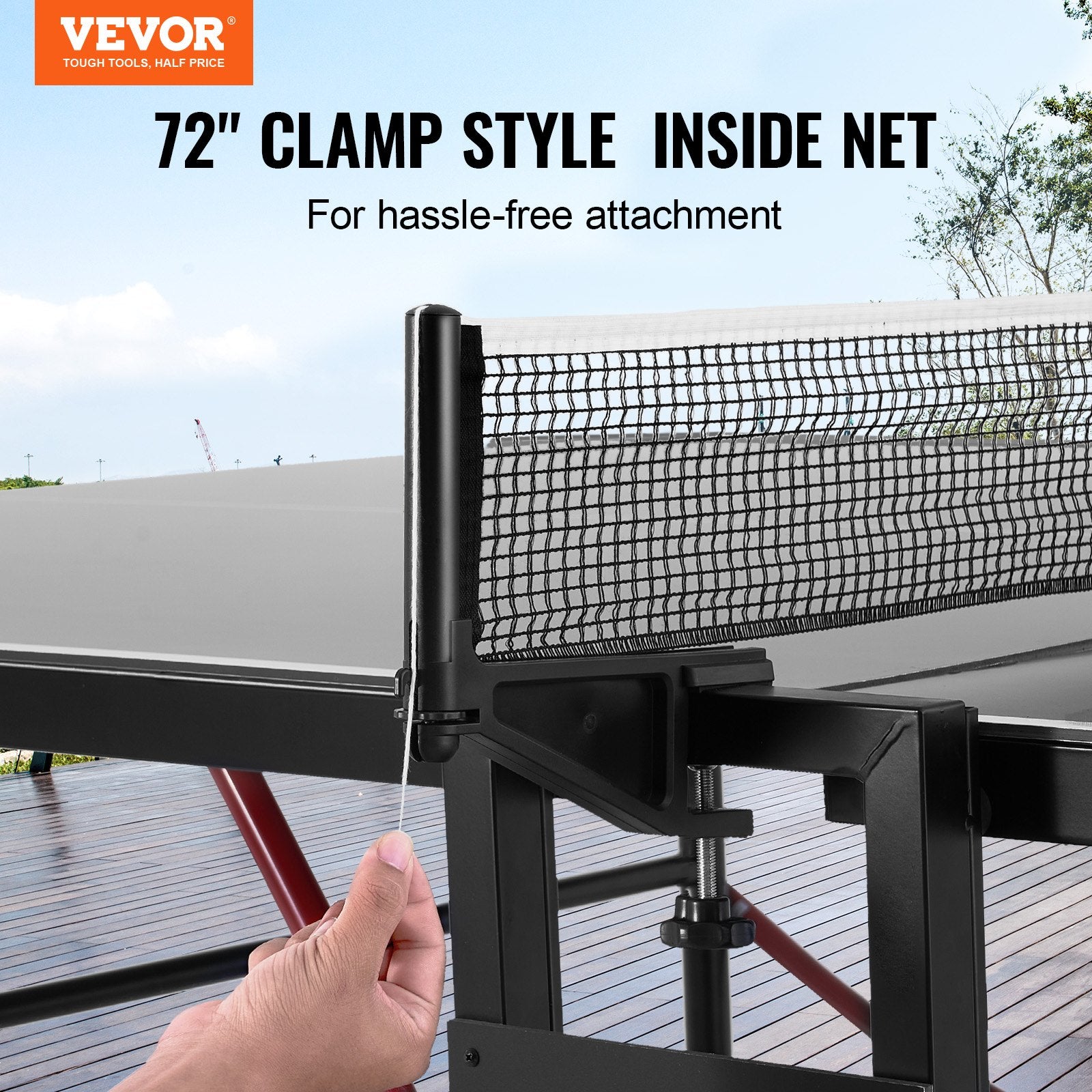 Ping Pong Table Foldable Table Tennis Game Table Indoor Outdoor with Net V952-DZDTZDPPQZ6MQ32J9V0