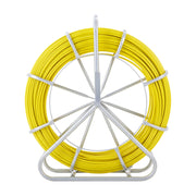 Fish Tape Fiberglass, 182.88 m, 7.9 mm, Duct Rodder Fishtape Wire Puller, Cable Running Rod with Steel Reel V952-DZJYD516600FTVVWSV0