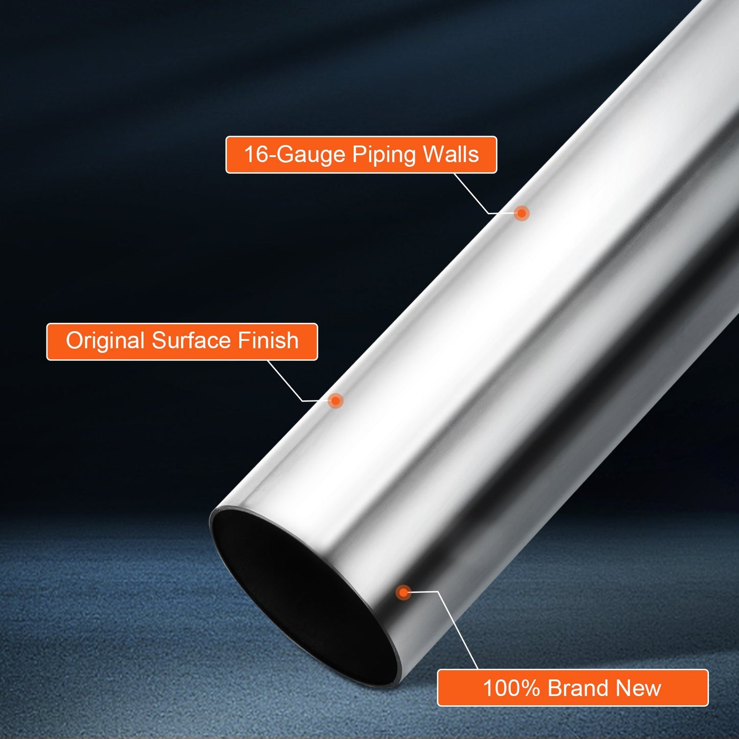 DIY Universal Exhaust Kit 16 Pieces Exhaust Pipe Kit with Slip-Fit Joint V952-DZPQGTJ16PCSWRBW6V0