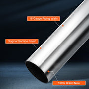 DIY Universal Exhaust Kit 16 Pieces Exhaust Pipe Kit with Slip-Fit Joint V952-DZPQGTJ16PCSWRBW6V0