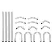 DIY Universal Exhaust Kit 16 Pieces Exhaust Pipe Kit with Slip-Fit Joint V952-DZPQGTJ16PCSWRBW6V0