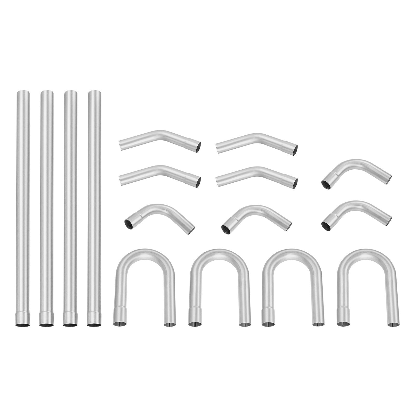 DIY Universal Exhaust Kit 16 Pieces Exhaust Pipe Kit with Slip-Fit Joint V952-DZPQGTJ16PCSWRBW6V0