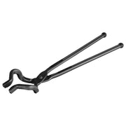 Blacksmith Tongs, 463mm Z V-Bit Tongs, Carbon Steel Forge Tongs with A3 Steel Rivets, for Knife Blades, Long V952-DZQDPQZV18YZLIJY0V0