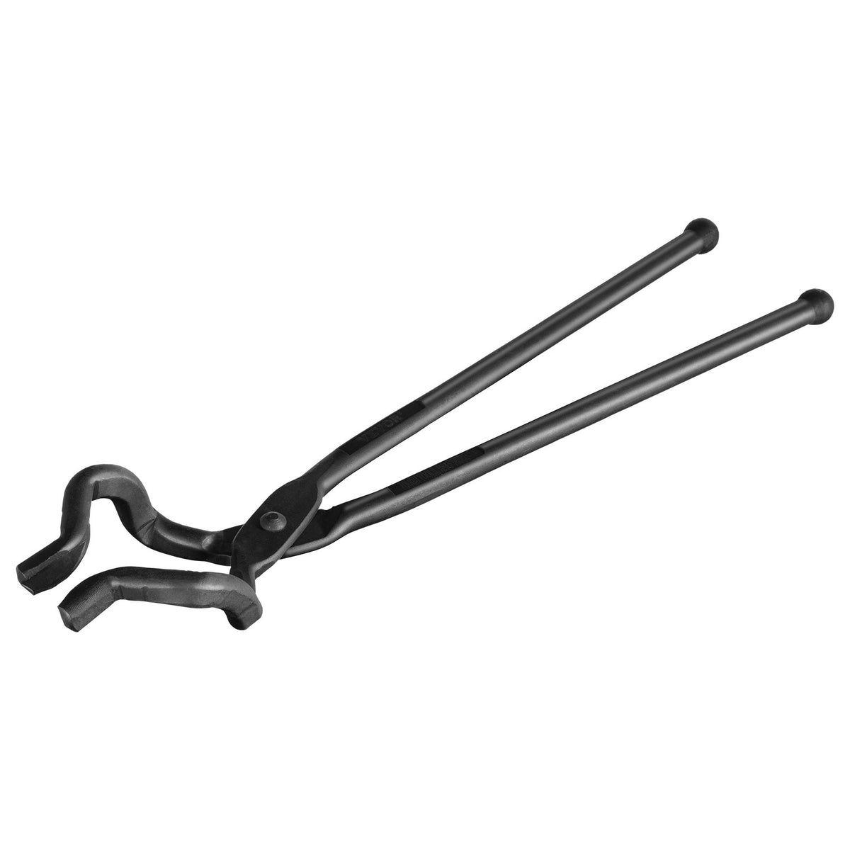 Blacksmith Tongs, 463mm Z V-Bit Tongs, Carbon Steel Forge Tongs with A3 Steel Rivets, for Knife Blades, Long V952-DZQDPQZV18YZLIJY0V0