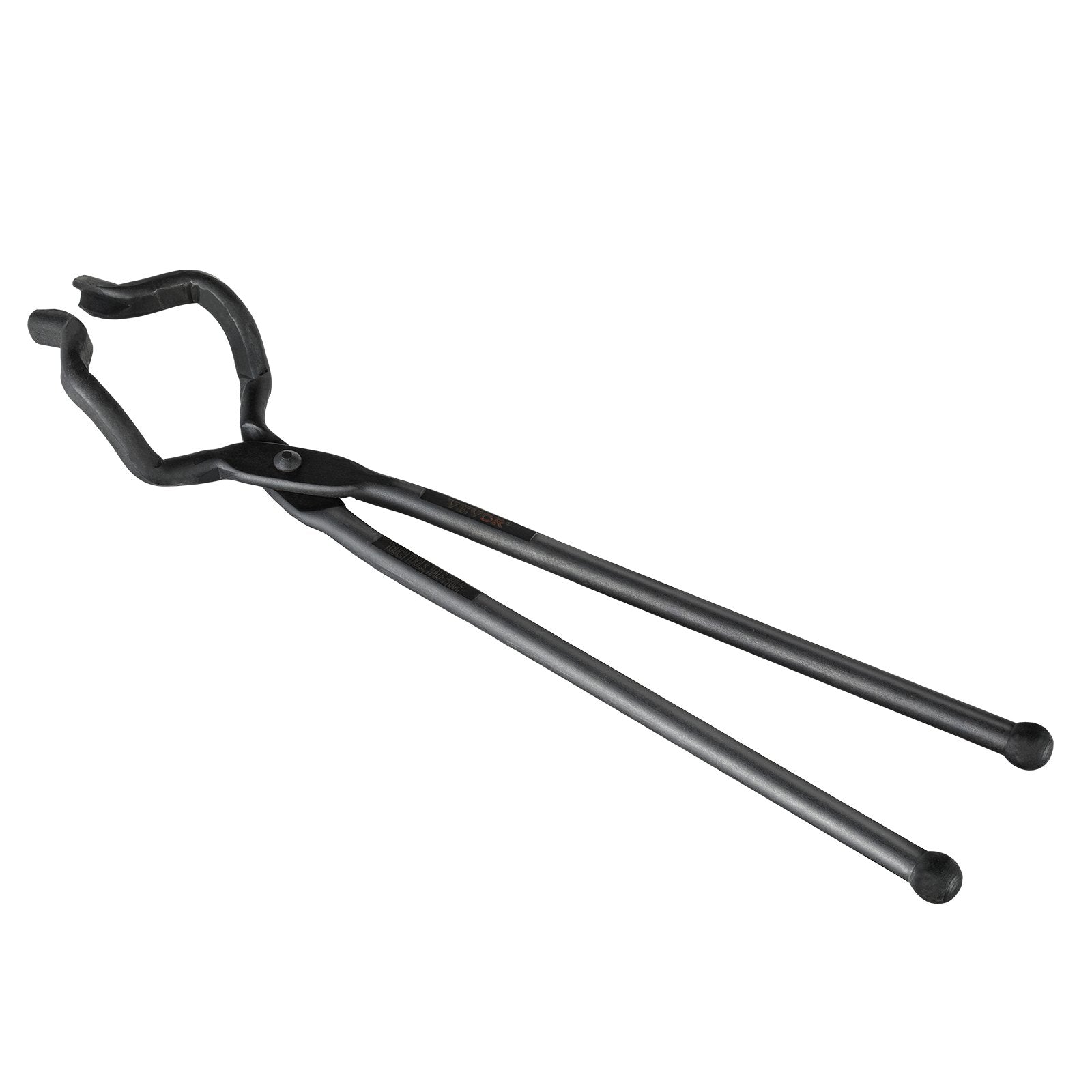 Blacksmith Tongs, 463mm Z V-Bit Tongs, Carbon Steel Forge Tongs with A3 Steel Rivets, for Knife Blades, Long V952-DZQDPQZV18YZLIJY0V0