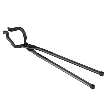 Blacksmith Tongs, 463mm Z V-Bit Tongs, Carbon Steel Forge Tongs with A3 Steel Rivets, for Knife Blades, Long V952-DZQDPQZV18YZLIJY0V0