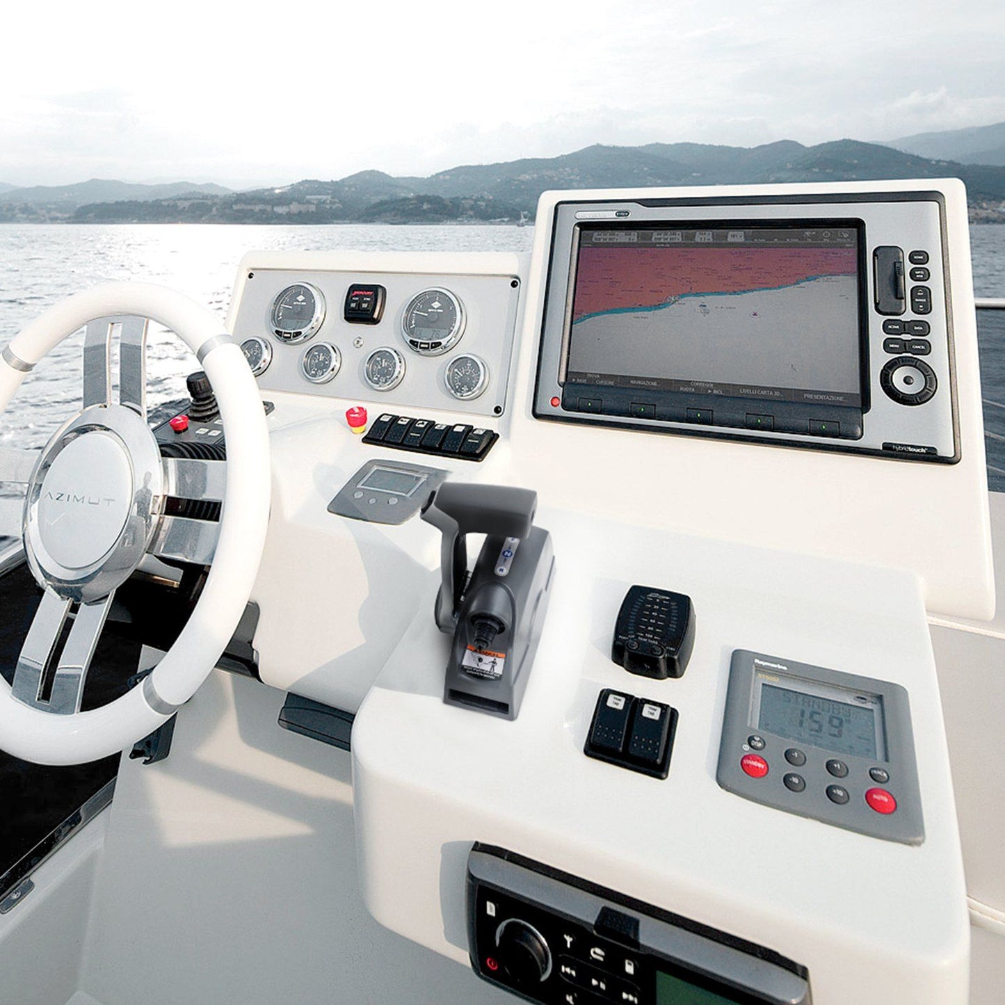 Boat Throttle Control, 5006186 Top-Mounted Outboard Remote Control Box for Evinrude Johnson, Marine Throttle V952-DZSCYMKZQEVIWACGDV9